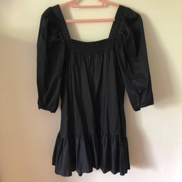 NWOT H&M Puffed Sleeve Cotton Dress - Picture 5 of 10